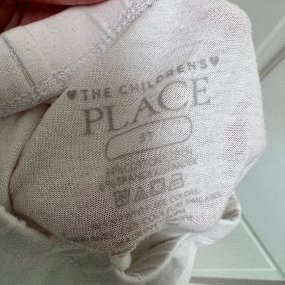 The Children's Place 3T Girls White Stretch Leggings Pants - Picture 4 of 5